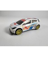 Hot Wheels 12 Ford Fiesta GBD57 White Toyo Tires Yellow 10SP 2019 Myster... - £6.31 GBP