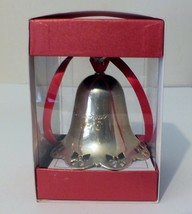 2016 Towle Christmas Ornament Silver-plated Bell Annual Collector Piece - £12.66 GBP