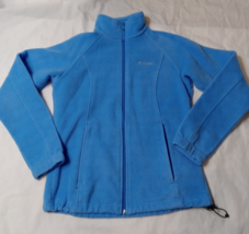 Columbia Women’s Medium Blue Fleece Full Zip Up Sweatshirt Jacket - £10.04 GBP