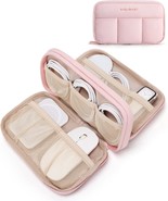 Bagsmart Electronics Organizer Travel Case, Cord Storage For Chargers, Pink - $61.60 CAD