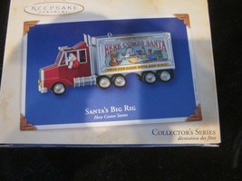 Hallmark Keepsake Ornament 2003 Here Come&#39;s Santa Santa&#39;s Big Rig 25th a... - $19.99