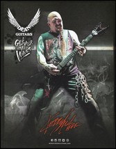 Slayer Kerry King Signature Dean V LTD Guitar ad 8 x 11 advertisement print - £3.16 GBP