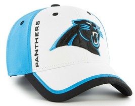 Carolina Panthers NFL &#39;47 Crash Line Contender Hat Cap Men&#39;s Stretch Fit OSFA - £18.03 GBP