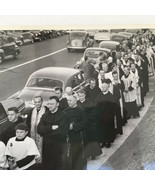 Vintage photos from 1950&#39;s Carpatho Russian priest parade picture altar ... - $19.75