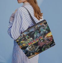 Legendary Rock Band - Medium Leather Tote Bag for Women - Free Ship - $43.00