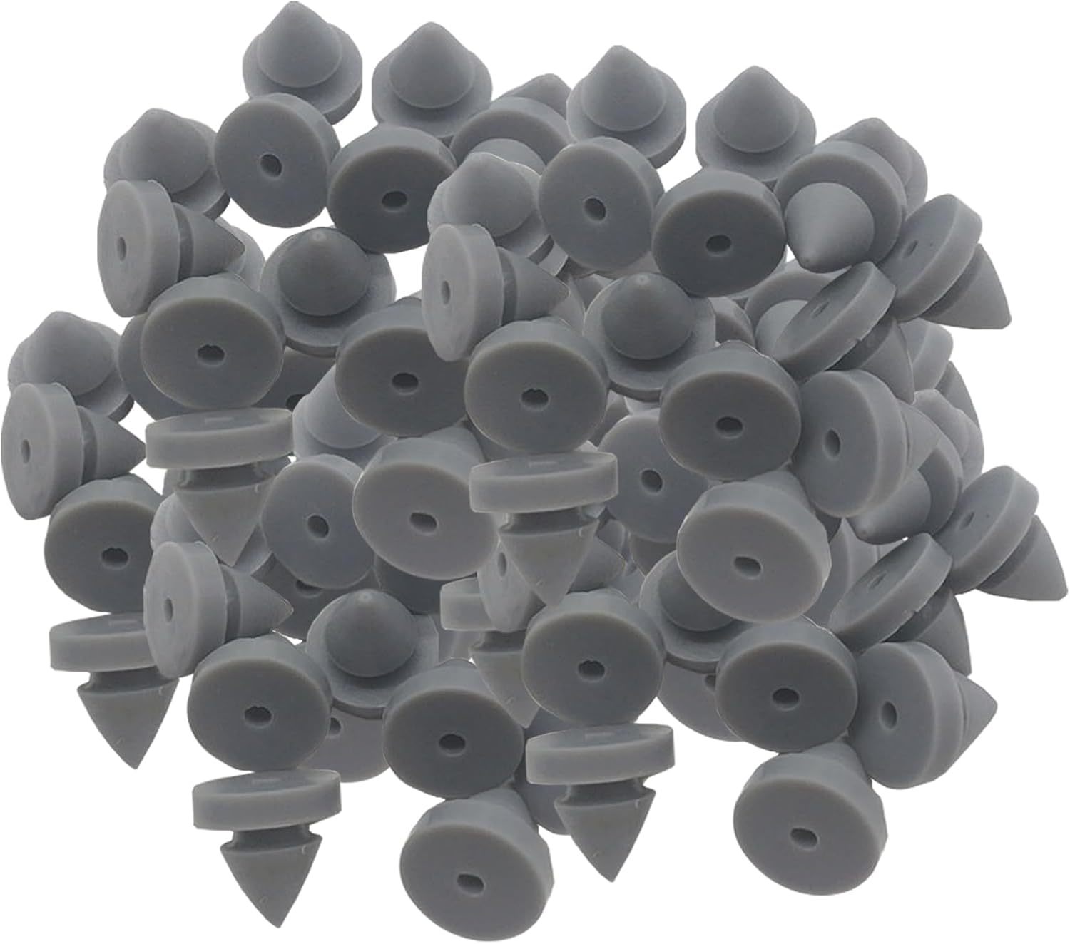 Rubber Door Silencers, 100 Pieces; Metal Door Anti-Collision; Heavy-Duty; - $32.96