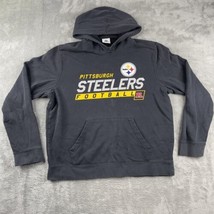 Pittsburgh Steelers Nfl Team Apparel Adult Xl Hoodie Sweatshirt *No Drawstring - £10.47 GBP
