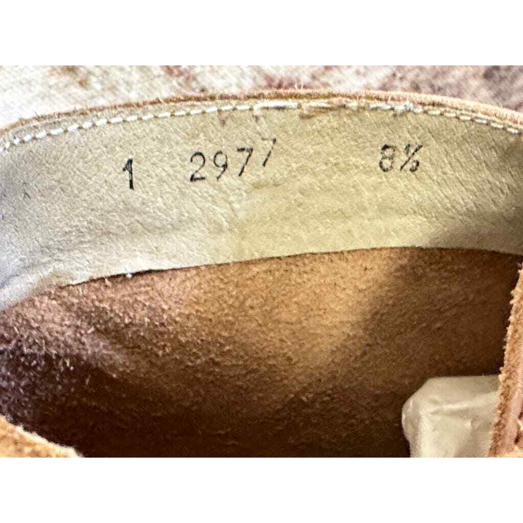 VTG Aldora Chukka Boots Booties  Suede Leather Heeled Spain 8.5 B Square Toe Item image 3