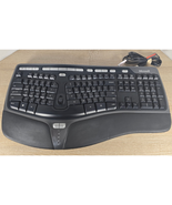 Microsoft Natural Ergonomic Keyboard 4000 V1.0 KU-0462 Black Wired USB - $121.79 CAD