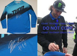 Dylan Ferrandis Supercross Motocross signed Thor Jersey COA proof. autog... - $346.49