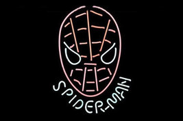 Spider Man Super Man Neon Sign 16&quot;x15&quot; - £110.76 GBP