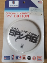 90s San Antonio Spurs 3 1/2 in Button Wincraft - £7.81 GBP