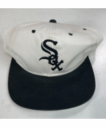Vintage Chicago White Sox Snapback Hat, Youngan Hat Company White Plain Logo - $49.49
