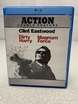 Dirty Harry And Magnum Force Blu-ray 2-Disc Set Clint Eastwood Action Lg RR61 - £9.34 GBP