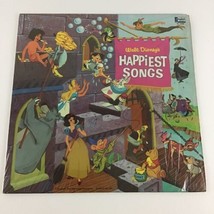 Walt Disney&#39;s Happiest Songs Record Album 33 1/3 RPM Classics Vintage 19... - £11.63 GBP