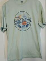 IZOD Saltwater Sea Wing Island Hops Beer T-Shirt Mens Medium - $11.76