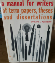 A Manual For Writers: Term Papers,Theses &amp; Dissertations- Kate Turabian PB 1963 - £4.85 GBP