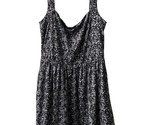Bebop Women Size M Black White Dress Knit Strappy Sweetheart Neckline Fi... - £12.47 GBP