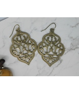 Brass Moroccan Earrings - $15.25