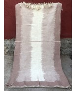 8X4,3ft Traditional Moroccan rug, Handwoven fluffy Carpet, Smooth Tapis - $250.00