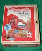 1972 Mattel Preschool Talking Picture Schoolhouse Sight Sound Feelings Manners - £38.61 GBP