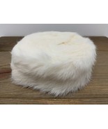 Vtg Winter White Pillbox Rabbit Fur Hat 1950’s Child Size 18.5” Circumfe... - £19.22 GBP