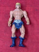 2001 HE-MAN Figure MOTU Smash Blade Masters of the Universe Mattel VTG Toy - $8.90