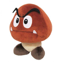 Super Mario Bros. Goomba 6 Inch Plush Doll Brown - £17.56 GBP