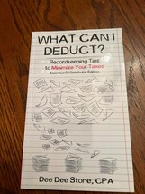 What Can I Deduct?  Record Keeping Tips to Minimize Your Taxes-EO Dist. ... - $14.99