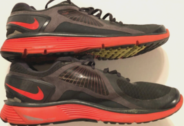 Nike Lunar Eclipse Flywire 408582-106 Running Shoes Men&#39;s Gray Orange Bl... - £29.20 GBP