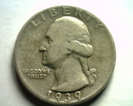 1939-D Washington Quarter Very Fine Vf Nice Original Coin Bobs Coins Fast Ship - £9.59 GBP