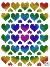 A215 Heart Love Kids Kindergarten Sticker Decal Size 13x10 cm / 5x4 inch Glitter - £1.99 GBP