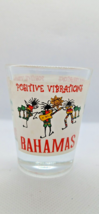 Shot Glass Bahamas Souvenir 2” Tall Collectible Bar Decor Man Cave Posit... - $7.91