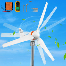 VEVOR 400W 3 Blades Wind Turbine Generator w/MPPT Controller&amp;Anemometer DC 12V - £122.25 GBP