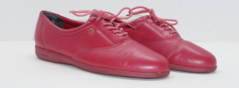 Easy Spirit Motion Anti-Gravity Red Leather Lace Up Walking Shoes Us Size 8 - £19.97 GBP
