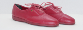 Easy Spirit Motion Anti-Gravity Red Leather Lace Up Walking Shoes Us Size 8 - £19.05 GBP