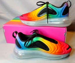 Nike Air Max 720 Betrue Rainbow Gilbert Baker Womens Running Shoes Sz 6 ... - £68.58 GBP