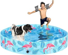 Tropical Flamingo Foldable Pool Size XL - £45.56 GBP
