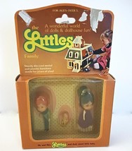 Vintage Tiny Dolls The Littles Mr. and Mrs. Littles and Their Sweet Little Baby - £20.14 GBP