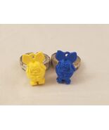 Lot Of 2 Vintage Original Small Edition Roth Rat Fink Ring Gumball Charm... - €11,14 EUR