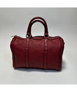 GUCCI GG Guccissima Leather Red Boston Bag 2Way Shoulder Handbag  MBb1984 - $307.69