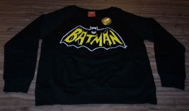 VINTAGE STYLE WOMEN&#39;S TEEN BATMAN DC COMICS Crew Sweatshirt MEDIUM NEW w... - $34.65