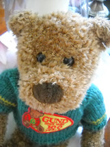 * GUND Teddy Bear 100 Years Celebration Anniversary 1898-1998 W/ Green Sweater - £15.69 GBP