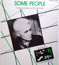 Belouis Some Sheet Music Some People 1987 Synth-Pop Electronic Pop Music... - $48.26