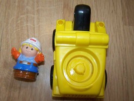 Fisher Price Little People Wrecker Tow Truck Sounds Girl Construction Worker GUC - £9.59 GBP