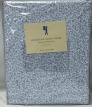 Pottery Barn Kids Jacqueline Duvet Cover Twin Light Blue Flowers Floral New! - £51.67 GBP