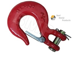 (25) 1/4“ SLIP HOOK w/LATCH LIFT TRANSPORT FLATBED TRUCK G70 WRECKER 090... - $57.27