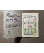 USSR Soviet General Union of Workers Member Document 1950’s - $22.68 CAD