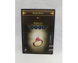 *Punched* Path Of Exile Exilecon Ruby Ring Blood Cry Rare Trading Card - £38.94 GBP