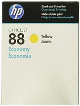 NEW HP D8J39AN Officejet 88 Economy YELLOW Ink Cartridge 900+ Pages Fade-Resist - £10.03 GBP